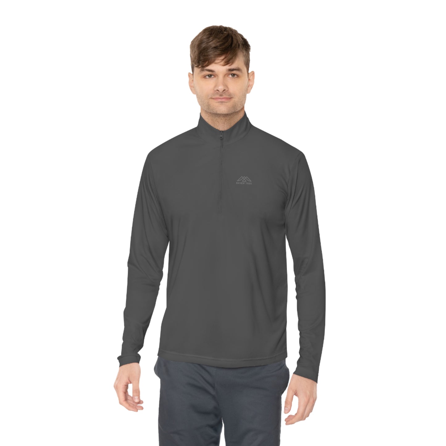 Quarter-Zip Pullover - Grey