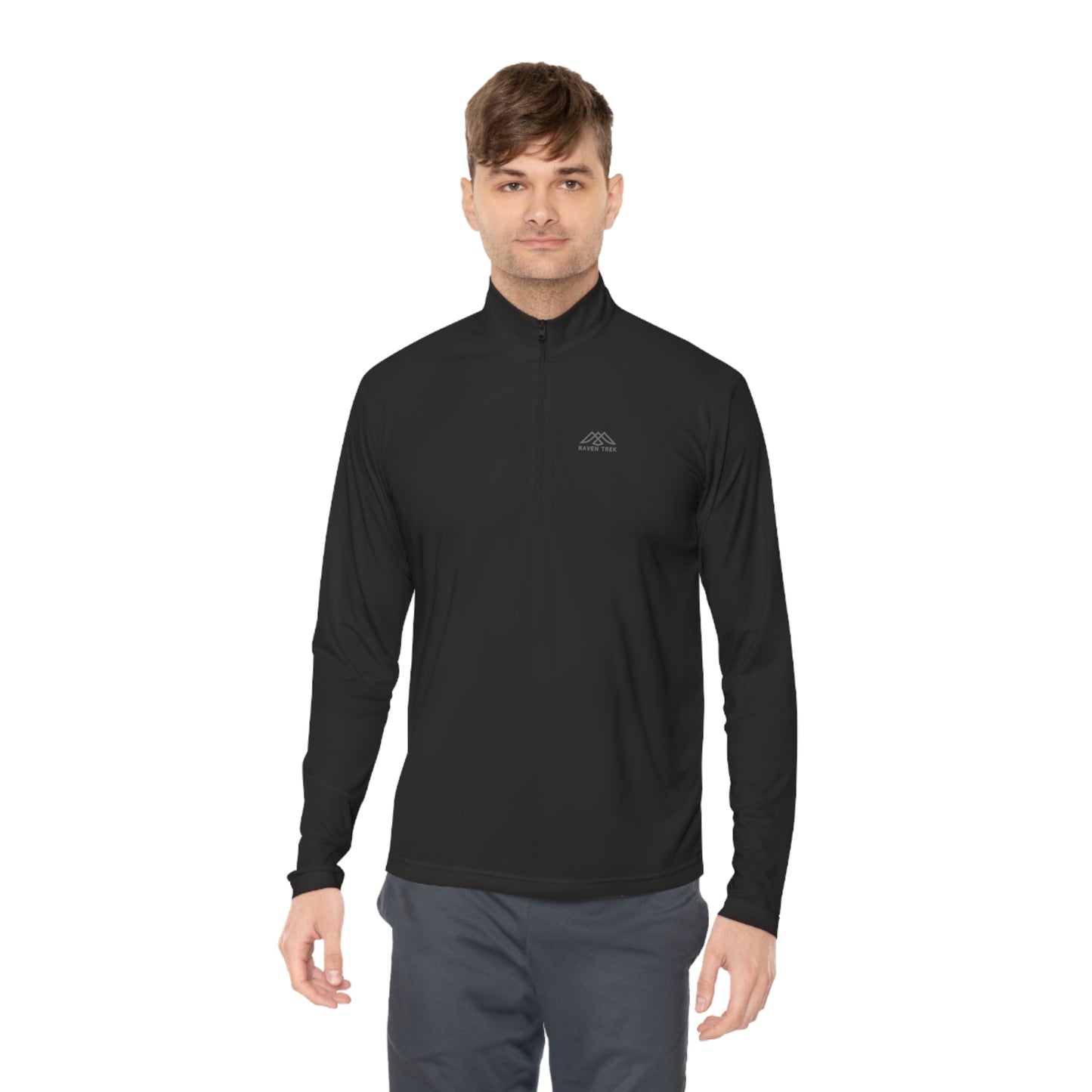 Quarter-Zip Pullover - Black